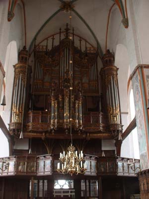 Die grosse Orgel in St. Jakobi zu Lübeck